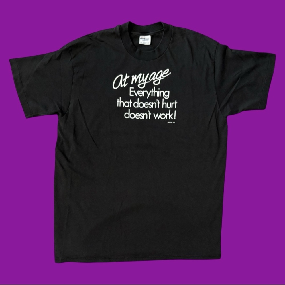 Vintage 90s “At My Age” Graphic Tee